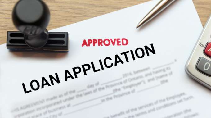 Easy Loan Application Approved Stamp