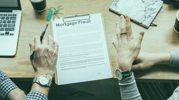 Mortgage Fraud on a piece of paper