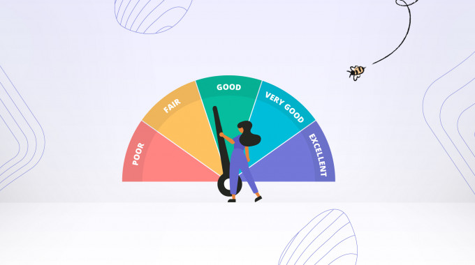 Copy of Credit Report with bad credit rating