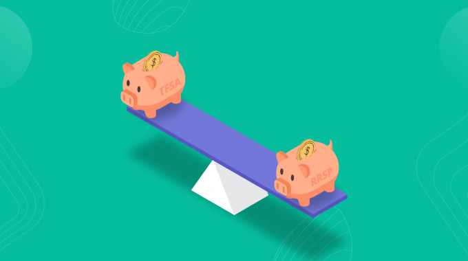 piggy banks labeled tfsa vs rrsp, what is better for you?