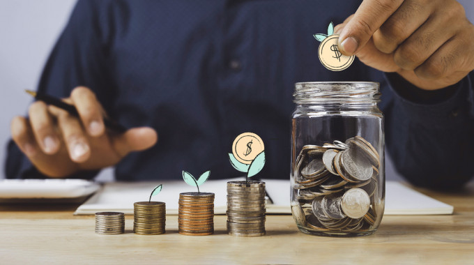 Someone calculating their tax savings