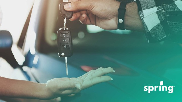 Man getting a free VIN check