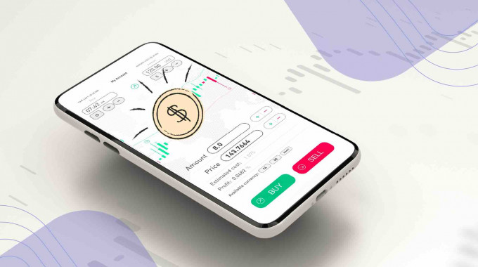 Phone with buying and trading stocks in Canada