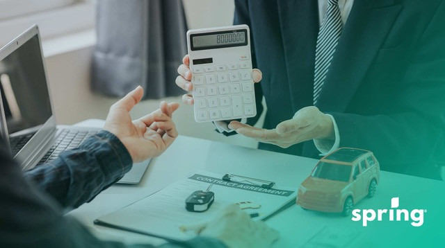 Man getting car loan in Canada