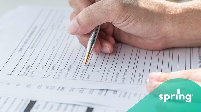 Man applying for Canadian government benefit programs