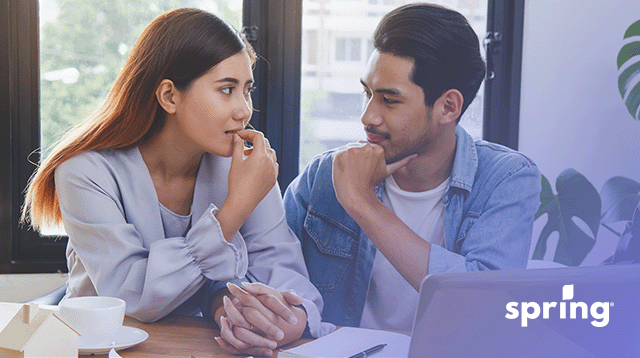 Couple deciding to invest in bonds vs GICs