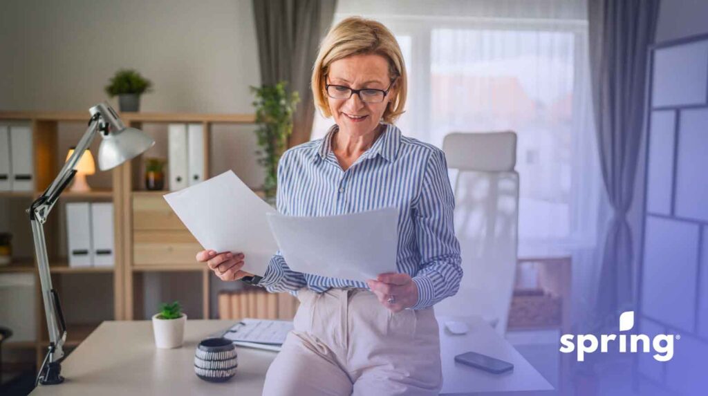 Letter of employment help by woman