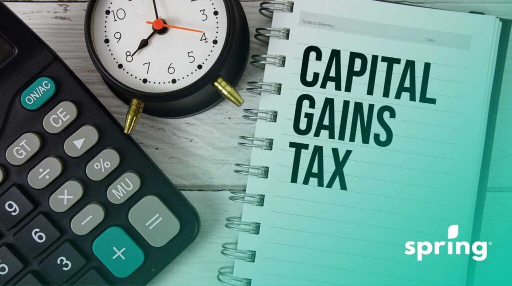 Capital gains tax on property